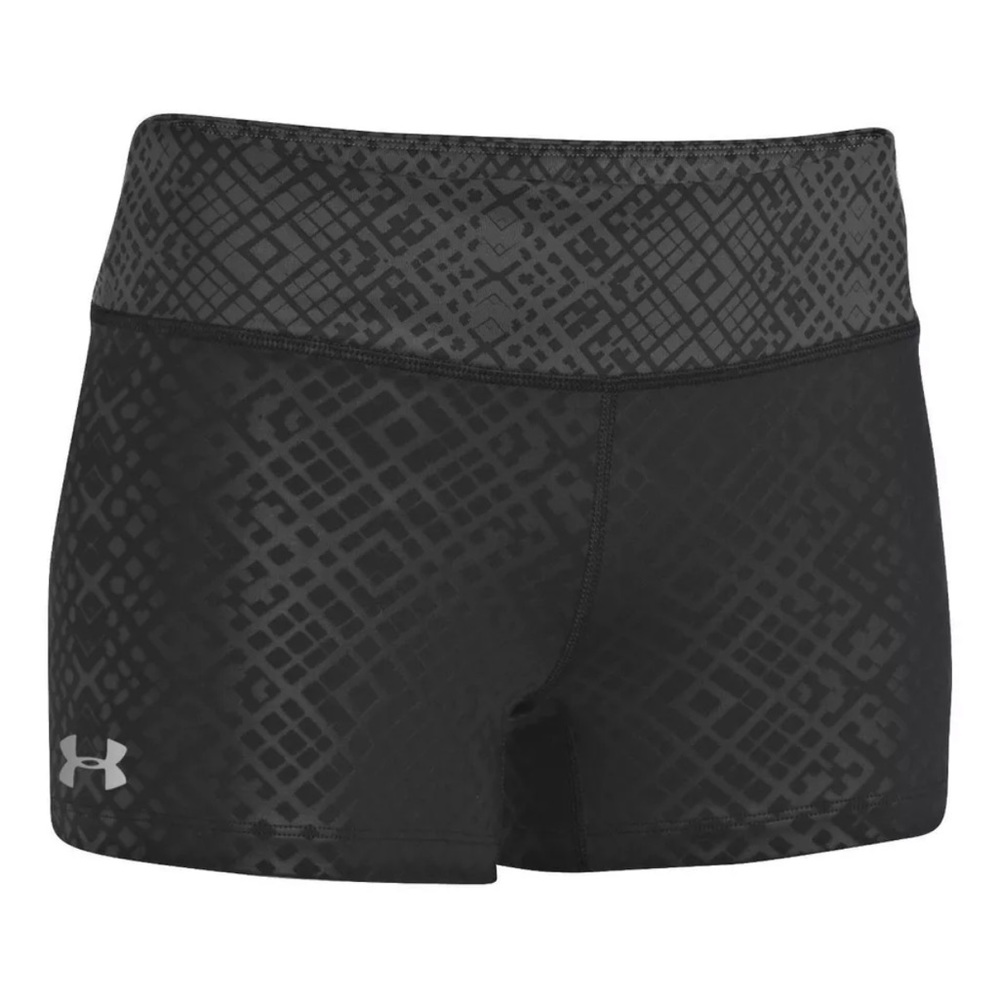 Under Armour Heatgear Sonic Printed Shorty Fitted Style Biker Running Shorts